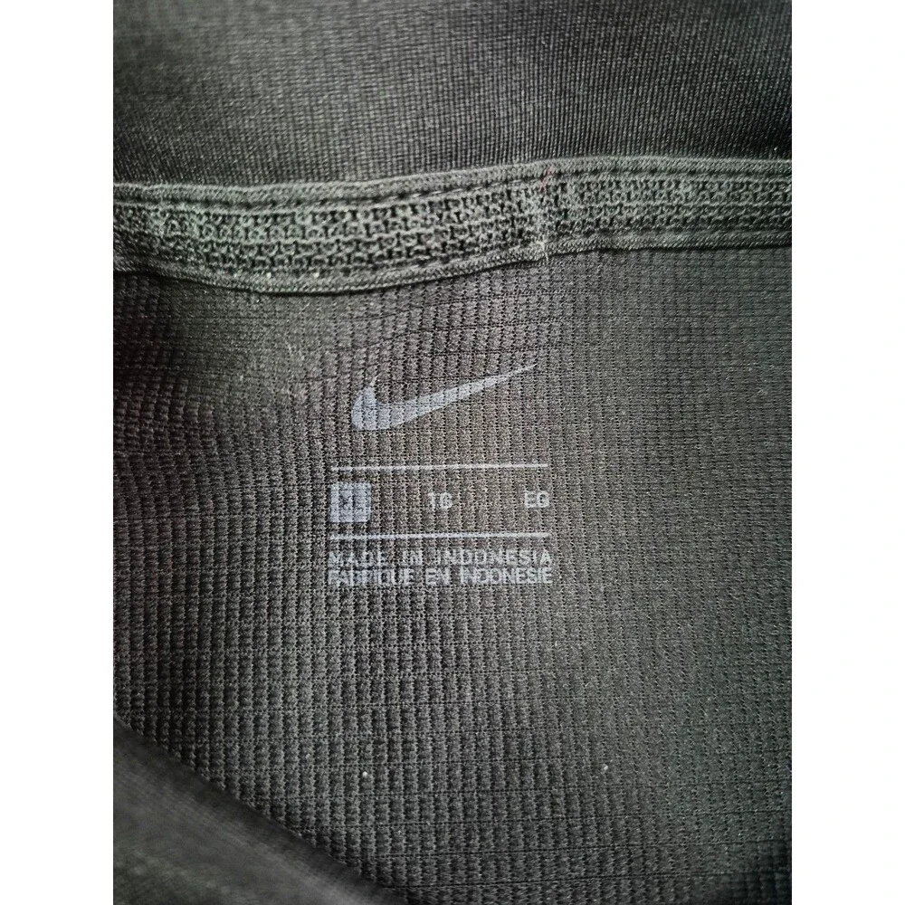 Nike Purdue Football Shirt Mens XL Black Short Sleeve Polo Performance